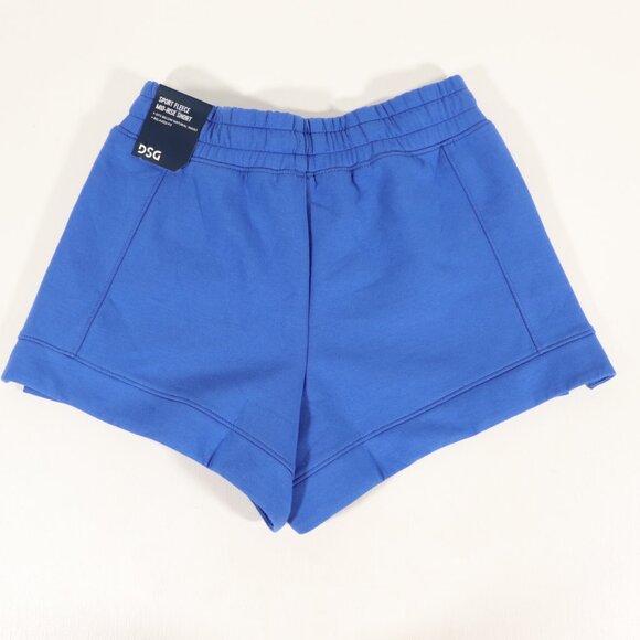NWT DSG Girls Sport Fleece Mid Rise Shorts in Blue Size S - Picture 7 of 12